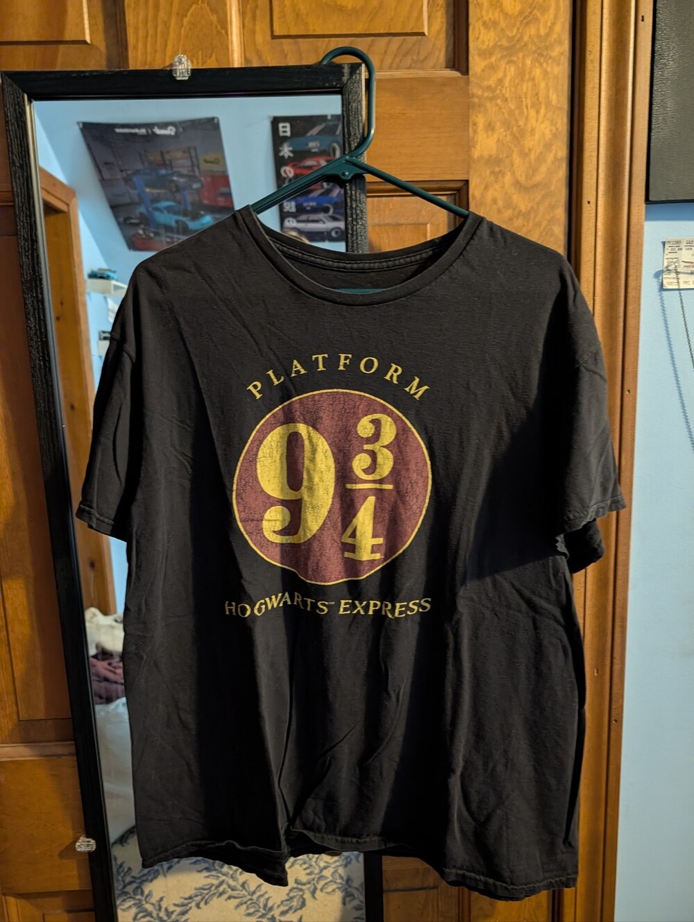 Warner Bros. Black Hogwarts Express 9 3/4 Graphic Tee